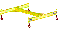 Типовая пространственная траверса  Подъём траверсы за края